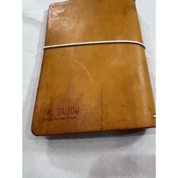 Chic Sparrow B6 Leather Journal 4” x 6”T - Picture 2 of 4